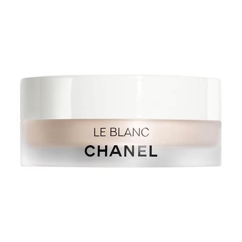 chanel le blanc uv protection whitening loose powder|chanel le blanc reviews.